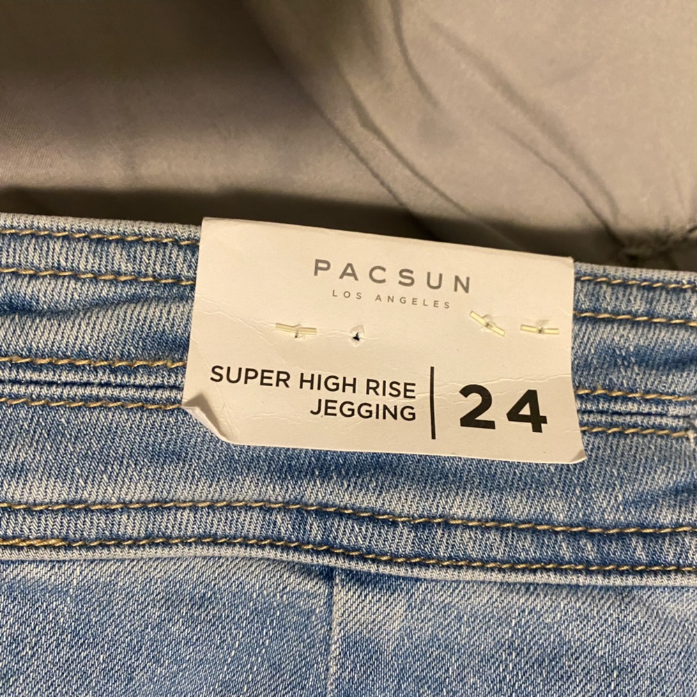 Pacsun super high rise jeggings - Picture 2 of 3